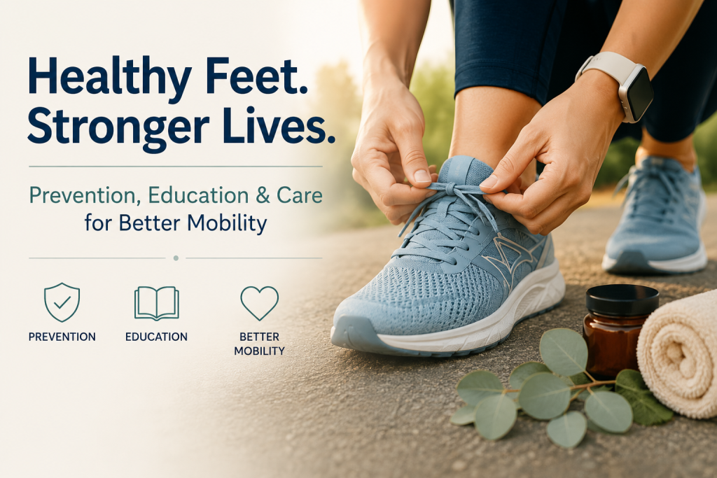 Supporting Foot Health Beyond the Clinic: Why Prevention Matters More Than Ever